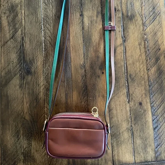 New Tory Burch Perry Bombe double strap mini crossbody - Picture 3 of 16